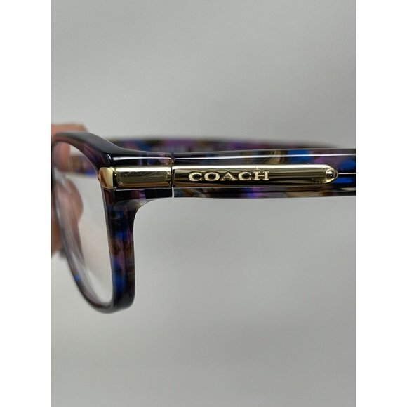 COACH Eyeglasses HC 6065 5288 Confetti Purple 51 [] 17 135 - Picture 5 of 10
